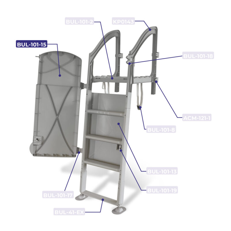 Olympic safety ladder safety doof for ACM-124S