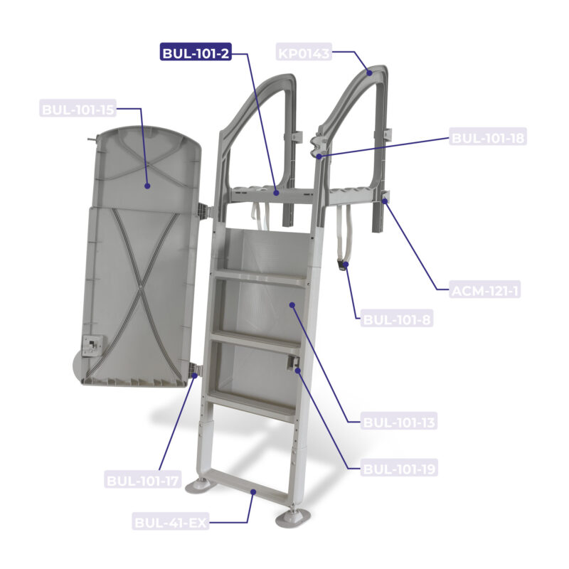 Olympic safety ladder 24 inches platform for ACM-124S