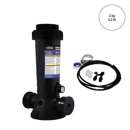 Automatic in-line chlorinator feeder