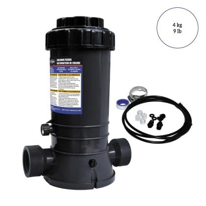 Automatic off-line chlorinator feeder