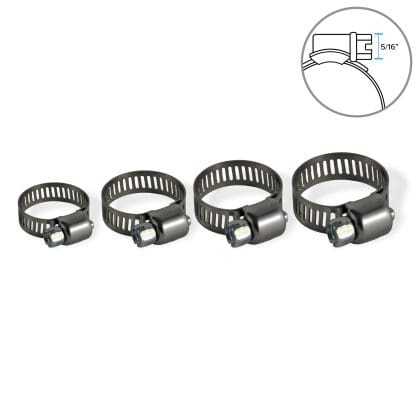 Stainless steel hose clamp