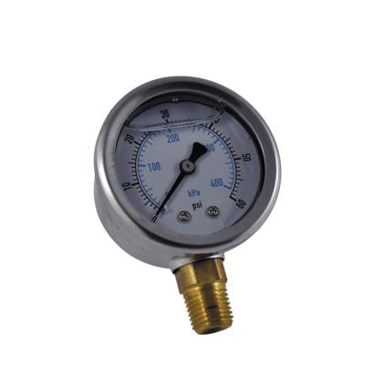 Multi-purpose pressure gauge (with Liquid)